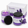 Odor Eliminating Candles Jars Scented Soyawax Candle Lavender Scent 2 Pcs